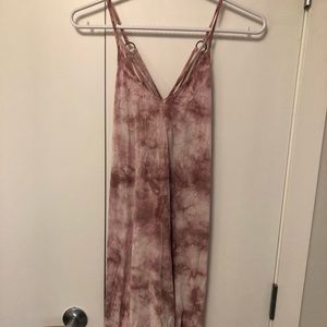 Pink Tie Dye American Eagle Strappy Dress, EUC